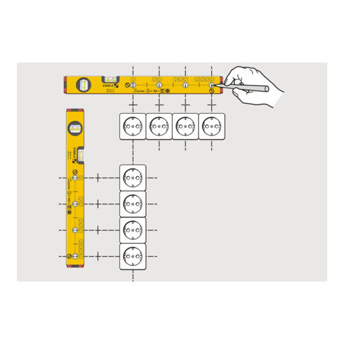 STABILA Livella a bolla 70 Electric, 43cm