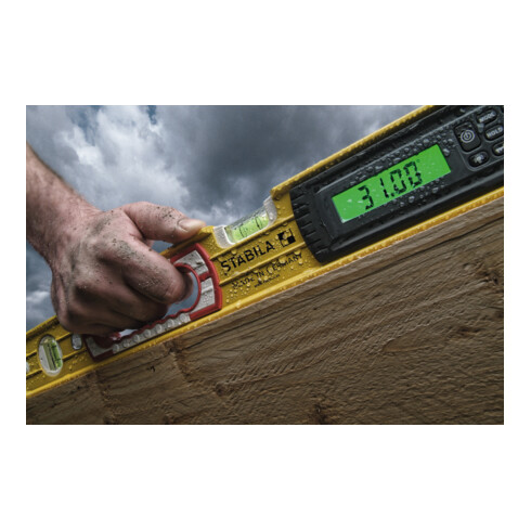 STABILA Livella a bolla elettronica TECH 196 electronic IP 65, 100cm, con borsa