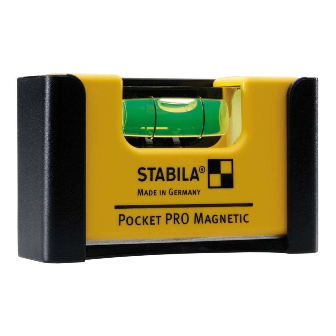 STABILA Livella a bolla tascabile PROmagnetic 7cm con sistema di magneti terre rare e clip da cintura in confezione blister