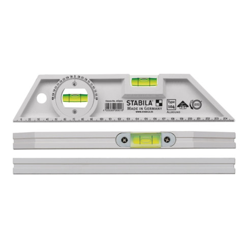 STABILA Livella a bolla Torpedo tipo 104 Allround 25cm, con livella ad angolo ruotabile