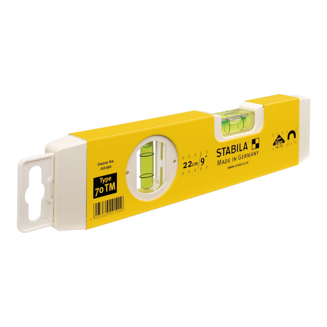 STABILA Livella a bolla Torpedo tipo 70 TM 22 cm con sistema magnetico