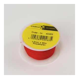 STABILA Maurerschnur Type PE-12-R Polyethylen, 1,2 mm / 50 m rot