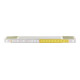 STABILA Mètre pliant en bois, blanc / jaune 2 m-1