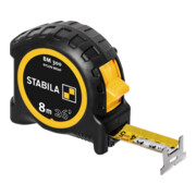 STABILA Metro a nastro tascabile BM 300, 8 m (26'), scala cm/pollici doppia, gancio SPIKES-1