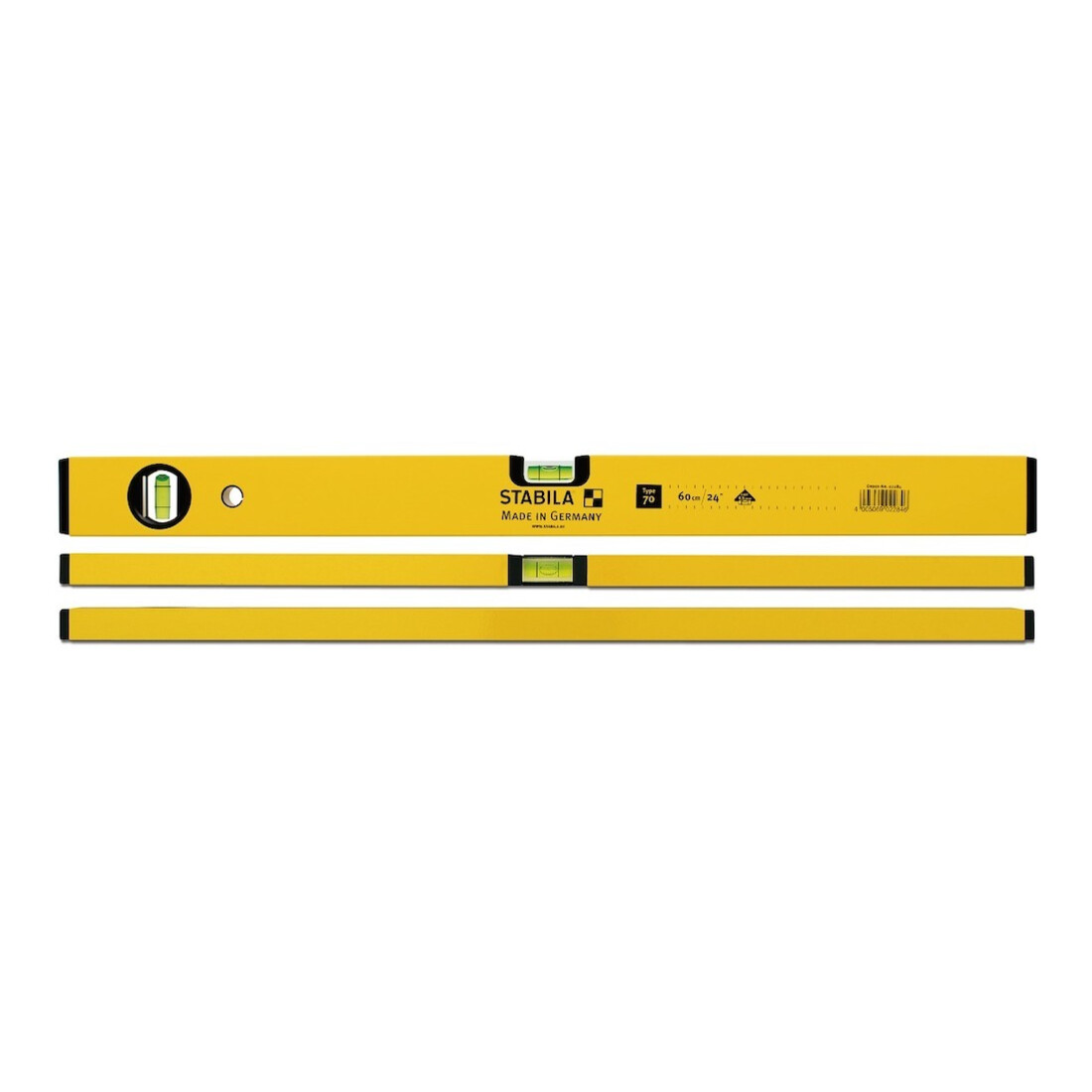 STABILA Niveau à bulle LM 70 180 cm revêtement poudre