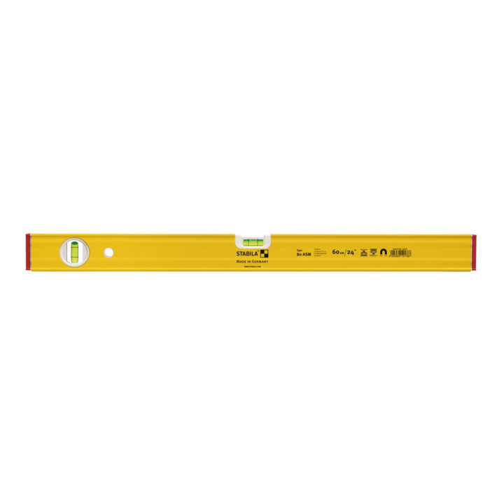 STABILA Niveau à bulle Type 80 ASM, 30 cm, avec système magnétique terres rares