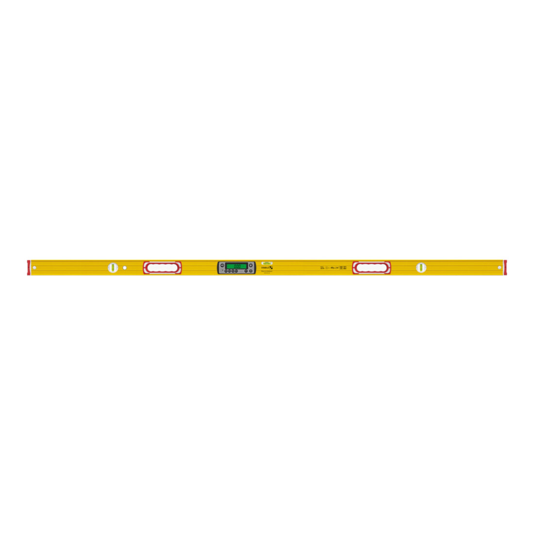 STABILA Niveau numérique TECH 196 DL, 183 cm, étanche IP 67, 2 écrans, sans calibration, modes °, %, mm/m, in/ft, étui