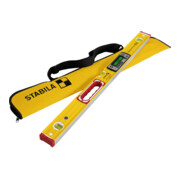 STABILA Niveau numérique TECH 196 DL, 81 cm, étanche IP 67, 2 écrans, sans calibration, modes °, %, mm/m, in/ft, étui
