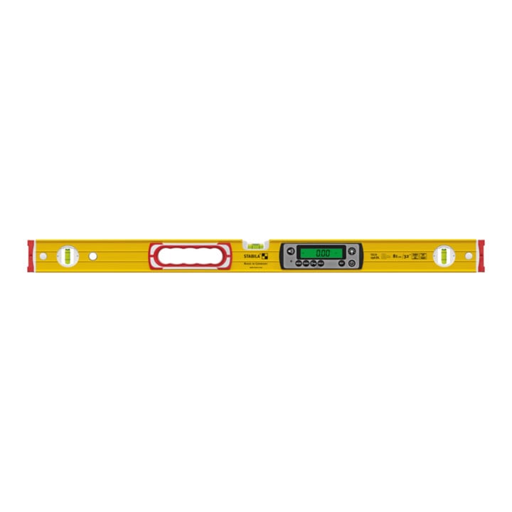 STABILA Niveau numérique TECH 196 DL, 81 cm, étanche IP 67, 2 écrans, sans calibration, modes °, %, mm/m, in/ft, étui