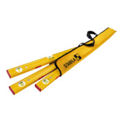 STABILA PRO SET 80 ASM, set de 4 niveaux à bulle magnétiques : 120 cm / 60 cm / 30 cm / poche, profilé en aluminium renforcé, système d'aimants aux terres rares extra-forts, antidérapants intégrés, fabriqué en Allemagne