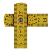 STABILA Righello in legno 407P 2m giallo-1