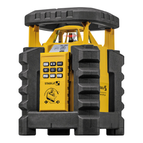 STABILA Rotationslaser LAR 350 mit manueller 2-Achsen-Neigung 7-teiliges Set