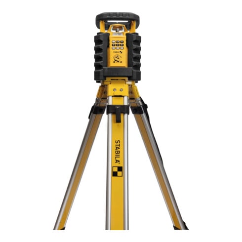 STABILA Rotationslaser LAR 350 mit manueller 2-Achsen-Neigung 9-teiliges Set