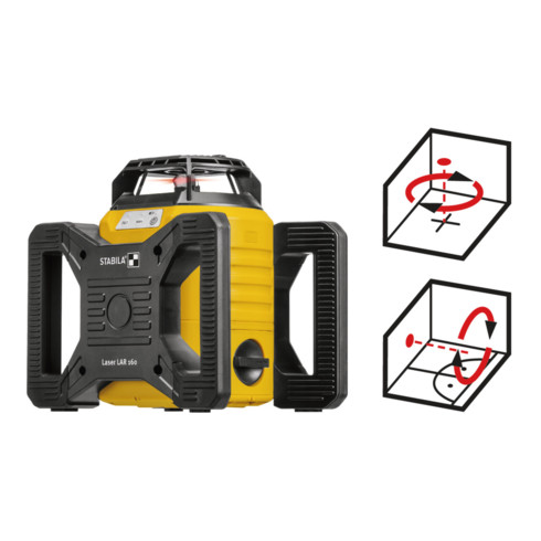 STABILA Set laser a rotazione LAR 160, 5pz.