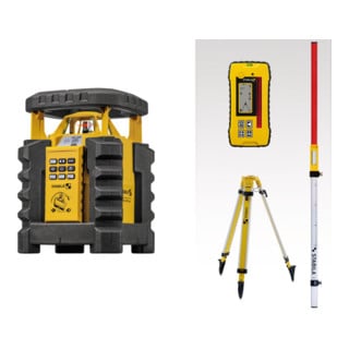 STABILA Set laser a rotazione LAR 350 con inclinazione manuale a 2 assi, 9pz.
