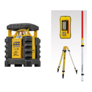 STABILA Set laser a rotazione LAR 350 con inclinazione manuale a 2 assi, 9pz.