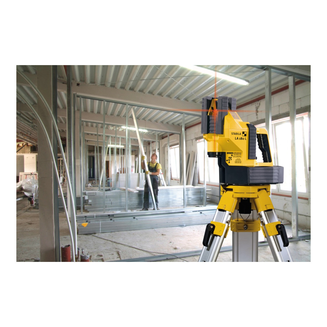 STABILA Set laser multilinea LA 180 L, 6pz.