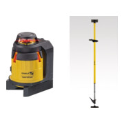 STABILA Set laser multilinea LAX 400, 6pz., con supporto telescopico laser incluso