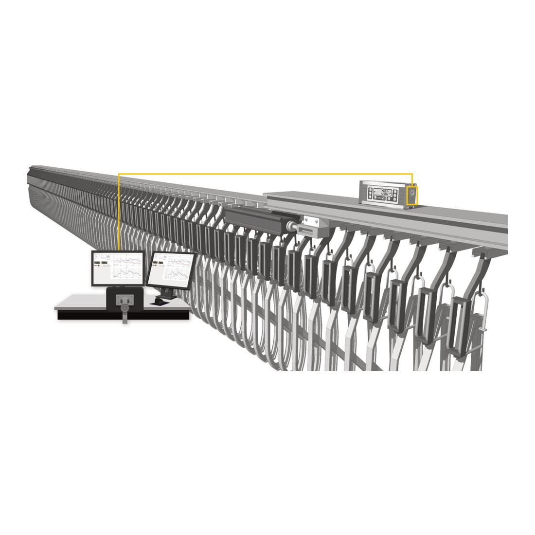 STABILA Set livelle a squadra elettronica TECH 1000 DP, 6pz.