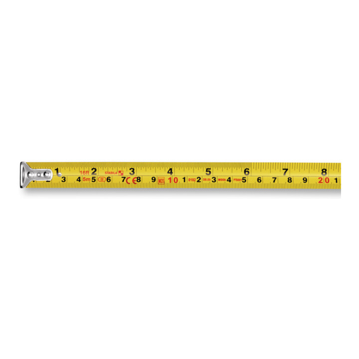 STABILA Taschenbandmaß BM 100, 3 m (10'), cm/inch-Skala