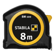 STABILA Taschenbandmaß BM 100, 8 m, metrische Skala-2