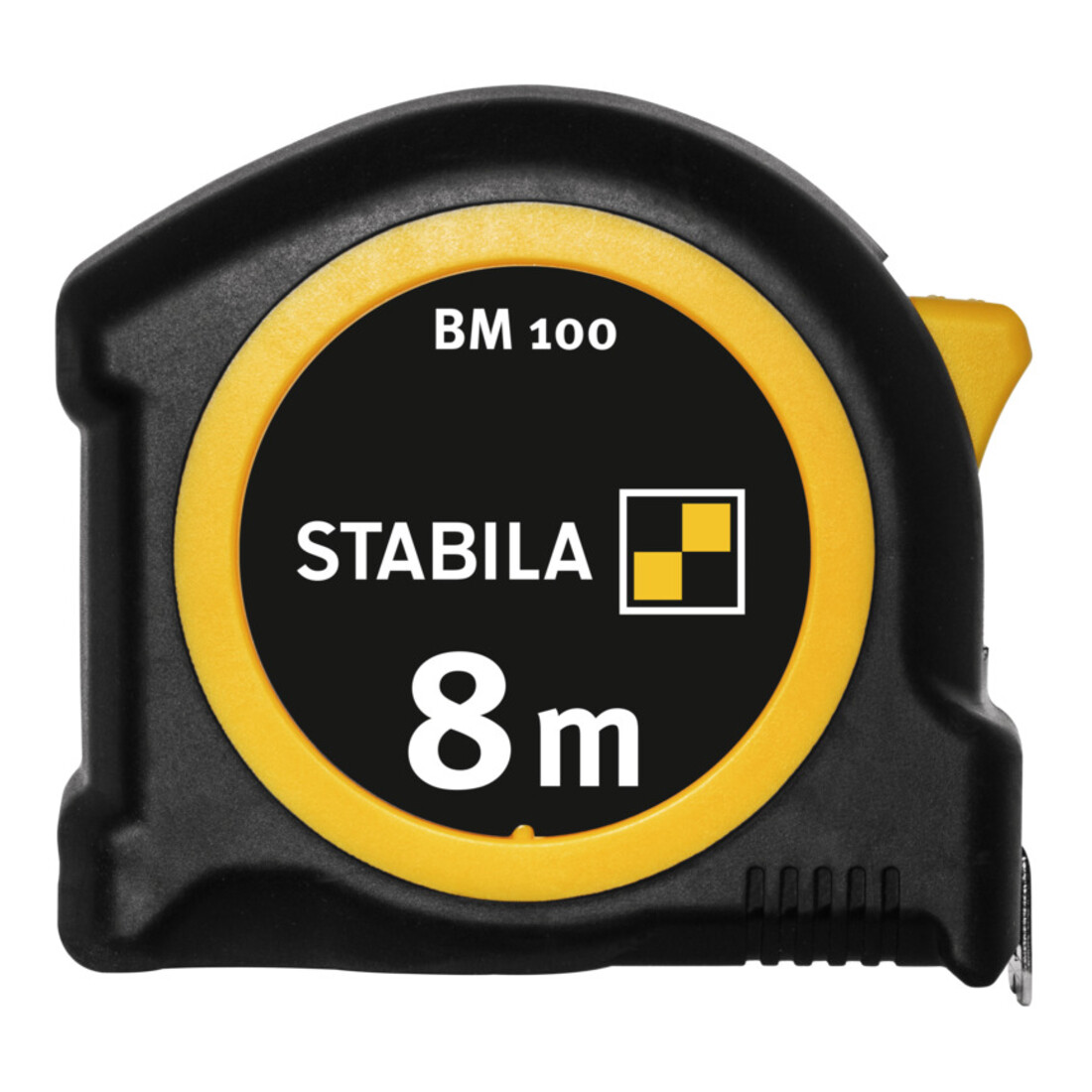 STABILA Taschenbandmaß BM 100, 8 m, metrische Skala