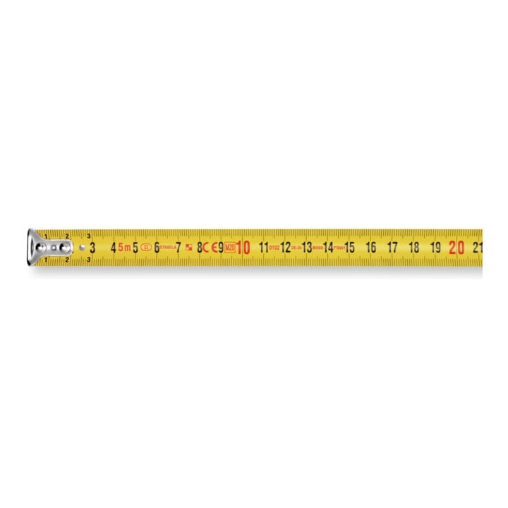 STABILA Taschenbandmaß BM 100, metrische Skala