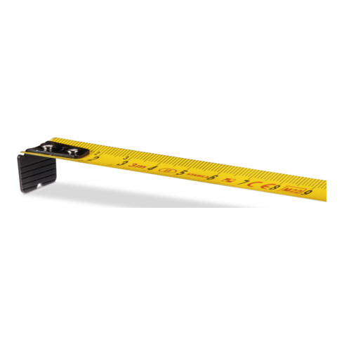 STABILA Taschenbandmaß BM 150, 3 m, Maßband mit metrischer Skala, Sichtfenster für Direktablesung, bruchsicheres ABS-Gehäuse, beweglicher Anfangshaken, Gürtel-Clip, MID-Genauigkeit