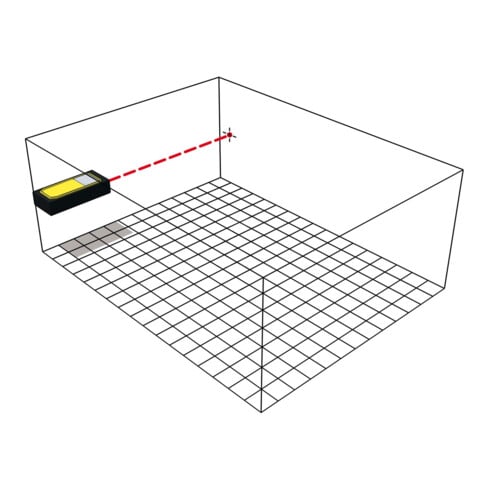 STABILA Telemetro laser LD 250 BT 0,20-50m con Bluetooth e batterie