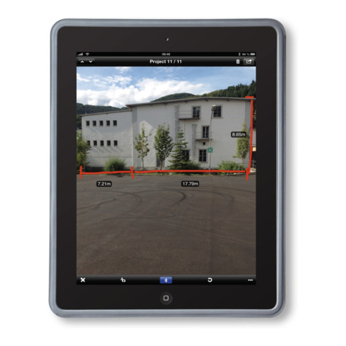 STABILA Telemetro laser LD 520 0,05-200m con Bluetooth e batterie
