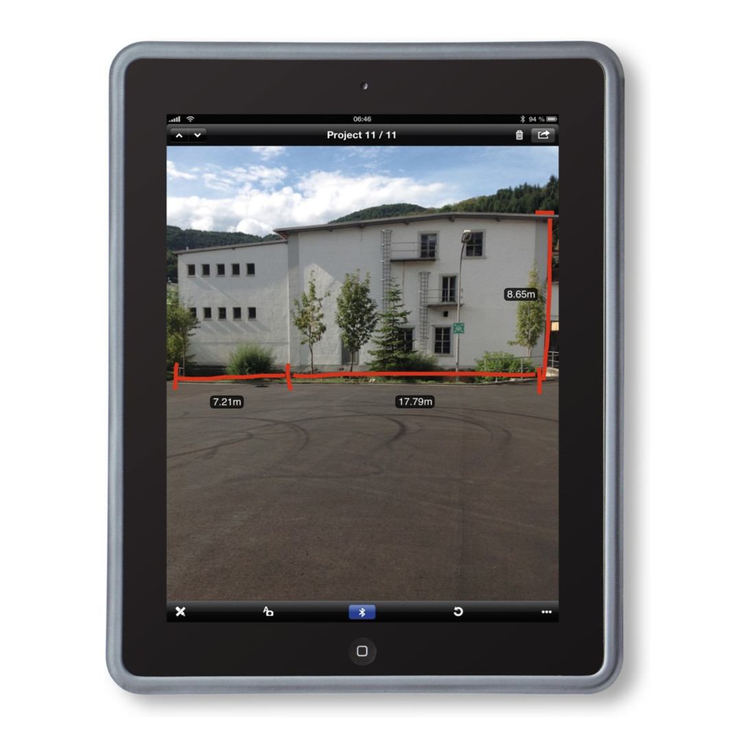 STABILA Telemetro laser LD 520 0,05-200m con Bluetooth e batterie