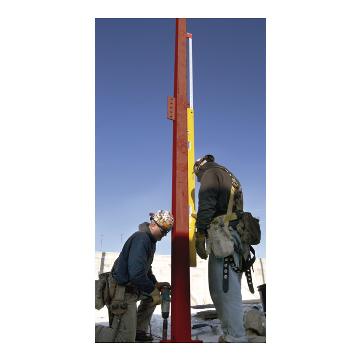 STABILA Teleskop-Wasserwaage Type 106 TM 216 - 379 cm mit Seltenerd-Magnetsystem