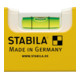 STABILA Torpedo-Wasserwaage Type 70 TMW 26 cm mit Magnetsystem und drehbarer Winkel-Libelle-5