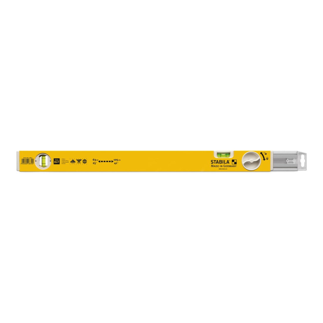 STABILA Uitschuifbare waterpas 80T, Lengte: 630 mm