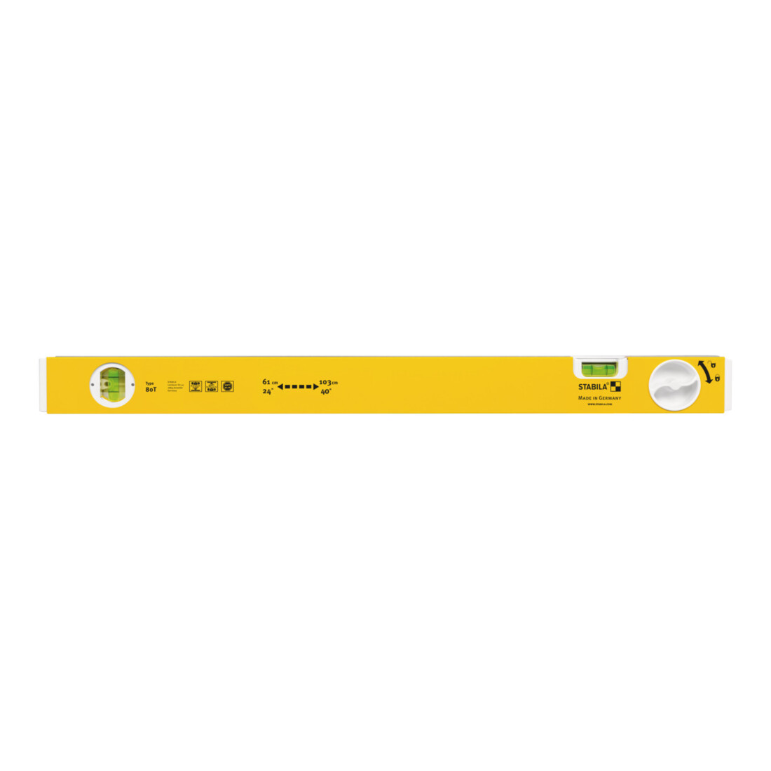 STABILA Uitschuifbare waterpas 80T, Lengte: 800 mm