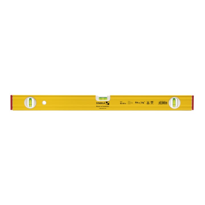 STABILA Wasserwaage 80 AS-2 200cm Alu.gelb ± 0,5 mm/m