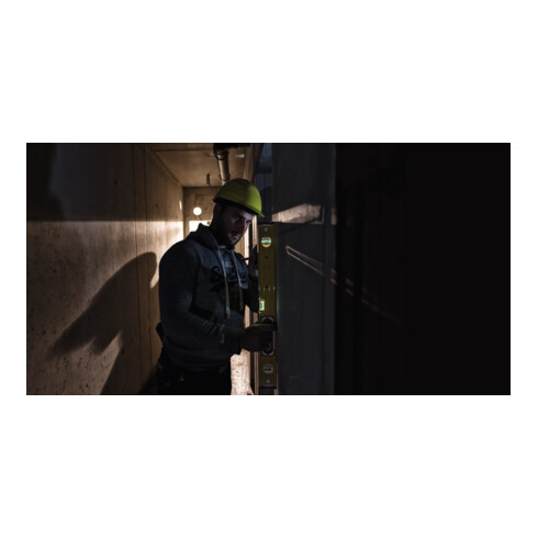 STABILA Wasserwaage Type 196-2 LED mit beleuchteten Libellen