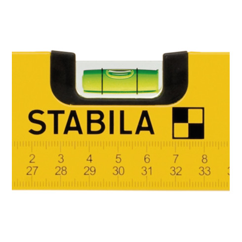 STABILA Wasserwaage Type 70 MAS 80 cm mit Markierschiebern und Skalenaufdruck