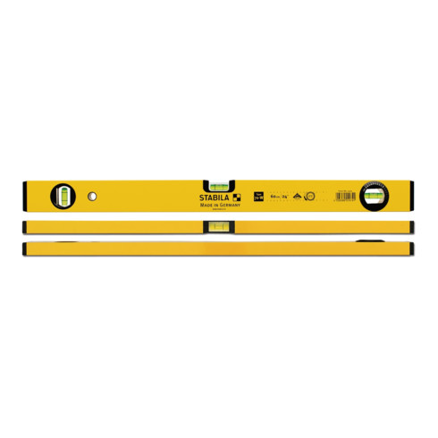 STABILA Wasserwaage Type 70 W 40 cm mit drehbarer Winkel-Libelle