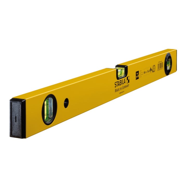 STABILA Wasserwaage Type 70 W 60 cm mit drehbarer Winkel-Libelle