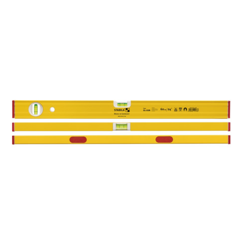STABILA Wasserwaage Type 80 ASM, 100 cm, mit Seltenerd-Magnetsystem