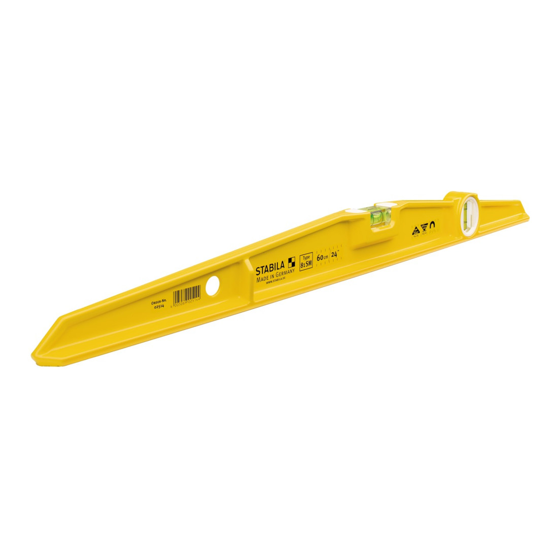 STABILA Wasserwaage Type 81 SM mit Magnetsystem