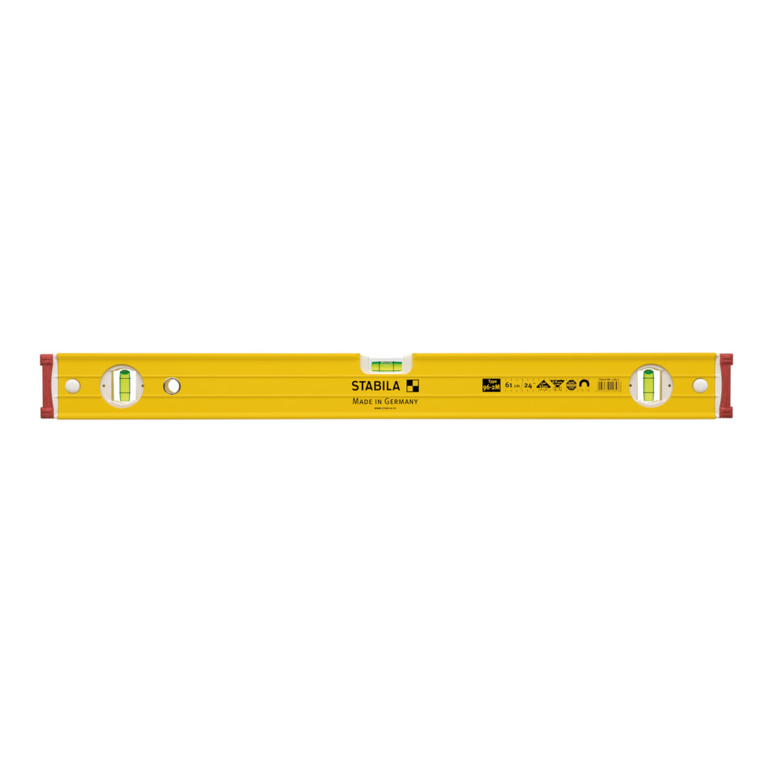STABILA Wasserwaage Type 96-2 M 100 cM mit Seltenerd-Magnetsystem