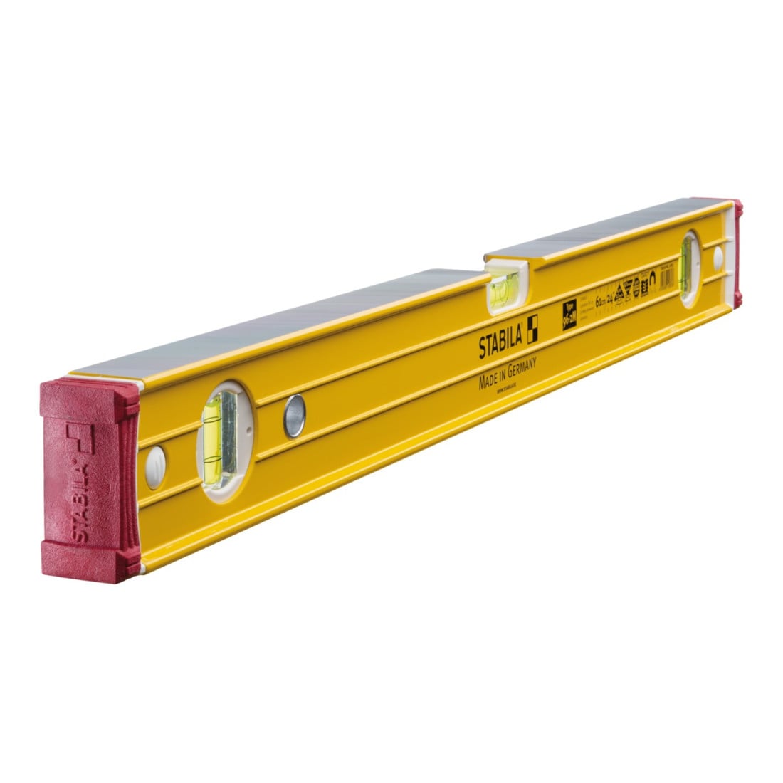 STABILA Wasserwaage Type 96-2 M 61 cM mit Seltenerd-Magnetsystem