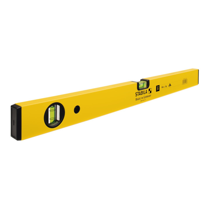 STABILA waterpas 70 120cm Alu.geel ± 0,5 mm/m