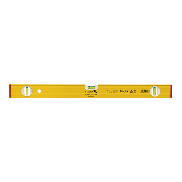 STABILA waterpas 80 AS-2 200cm Alu.geel ± 0,5 mm/m
