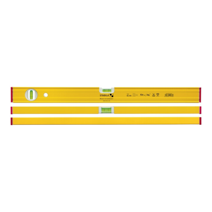STABILA waterpas 80 AS 30cm Alu.geel ± 0,5 mm/m
