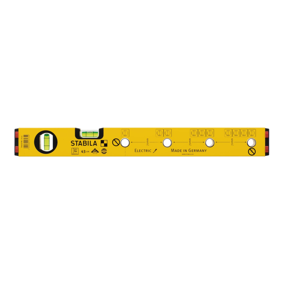 STABILA Waterpas 70 Electric met markeergidsen
