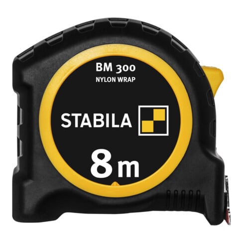 STABILA Zakbandmaat BM 300 met dubbele metrische schaal, SPIKES-haak