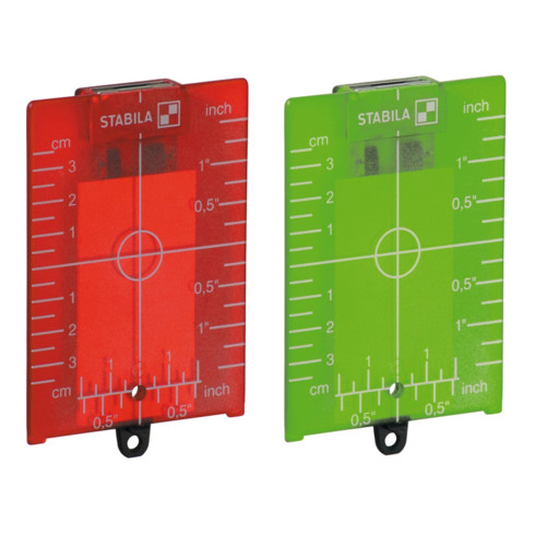 STABILA Zielplatte ZP rot